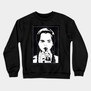 WEDNESDAY - The Addams Family (Black and White) Crewneck Sweatshirt